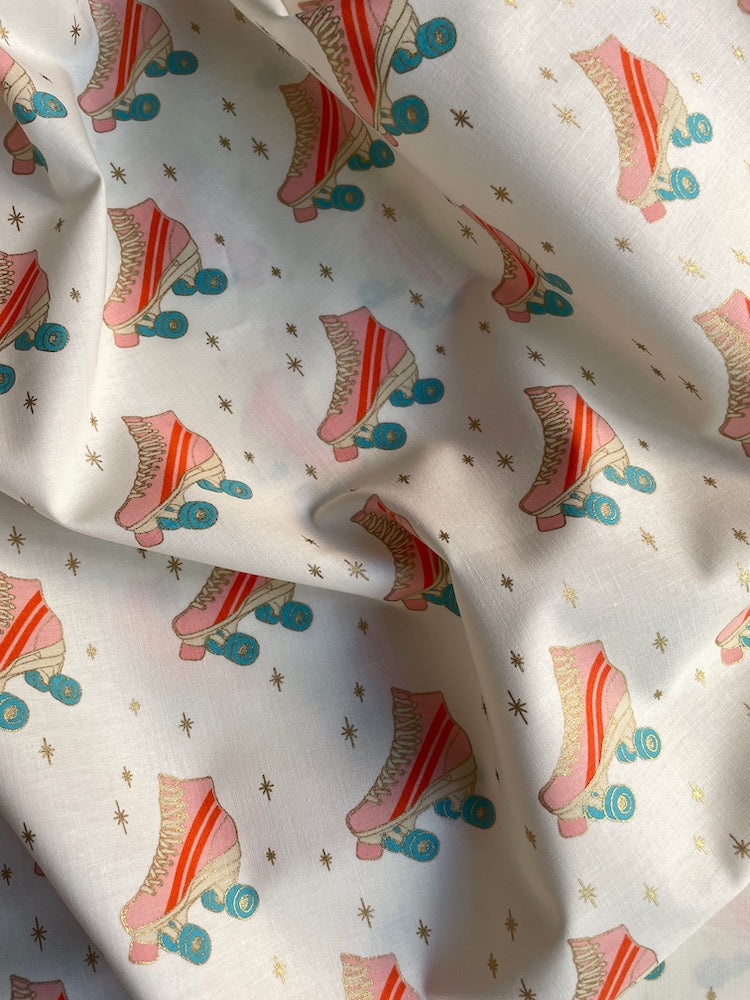 Ruby Star Society Darlings 2 Roller Skates – Parchment Metallic Buttercream