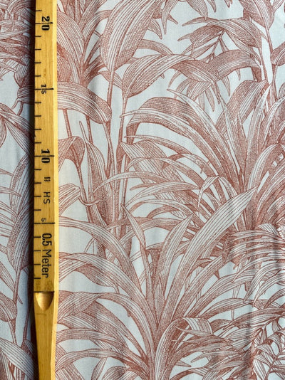 Seeyouatsix Viscose Rayon – Plants Glacier Blue