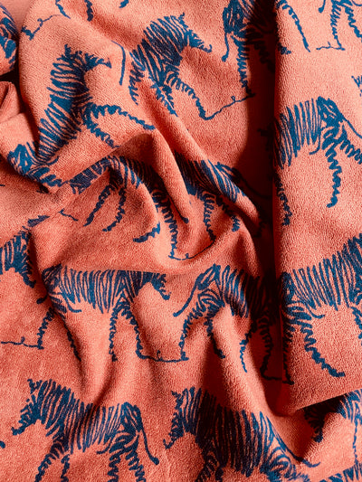 About Blue Terry Sponge – Zebra Mania