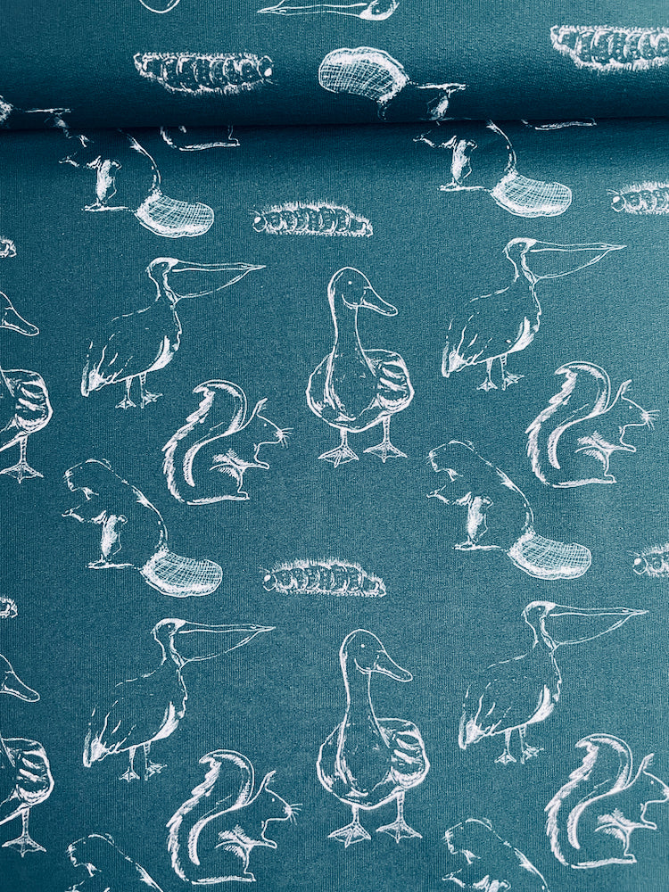 About Blue French Terry – Nature Book