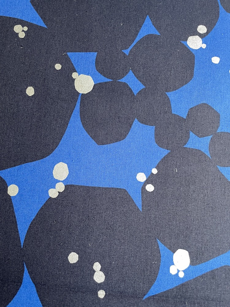 Kokka Echino Pool Canvas – Blue
