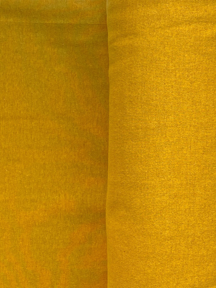 Bündchen Lurex glatt gelb-kupfer