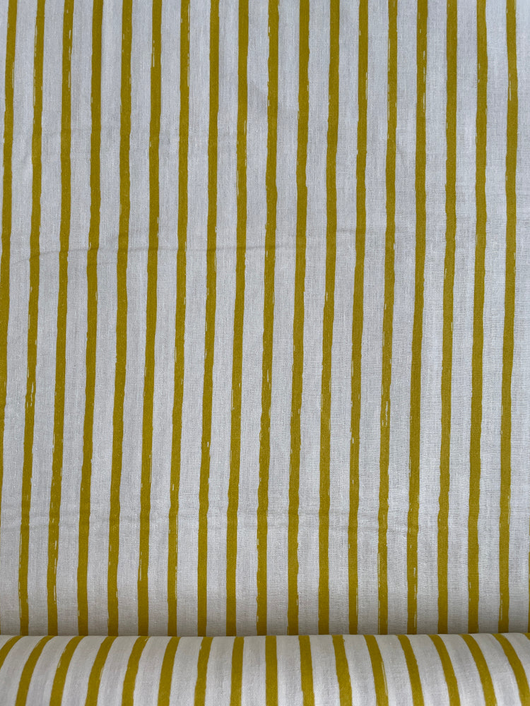 Double Gauze Stripes Yellow