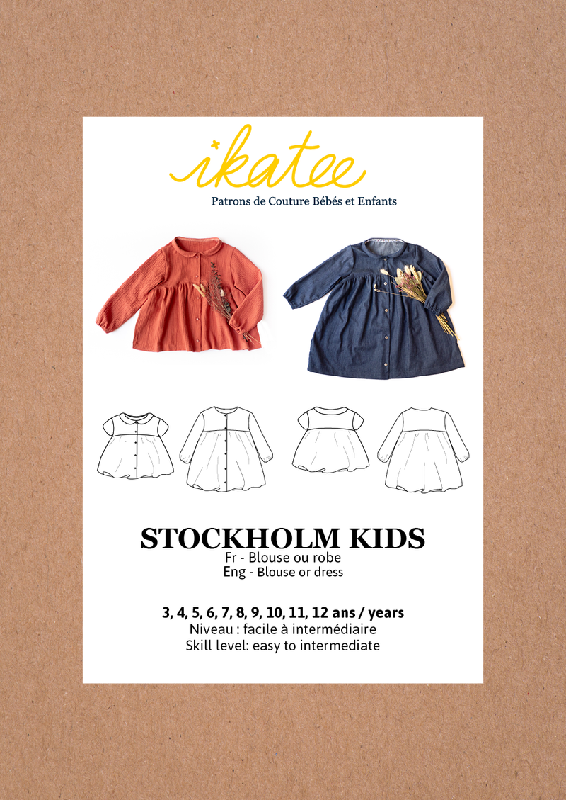 ikatee – Stockholm, Kleid und Bluse für Mädchen